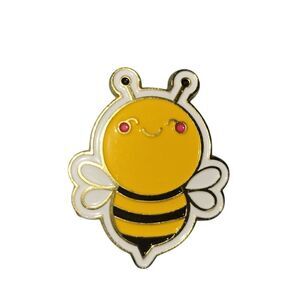 Cute Bee Enamel Pin  ^